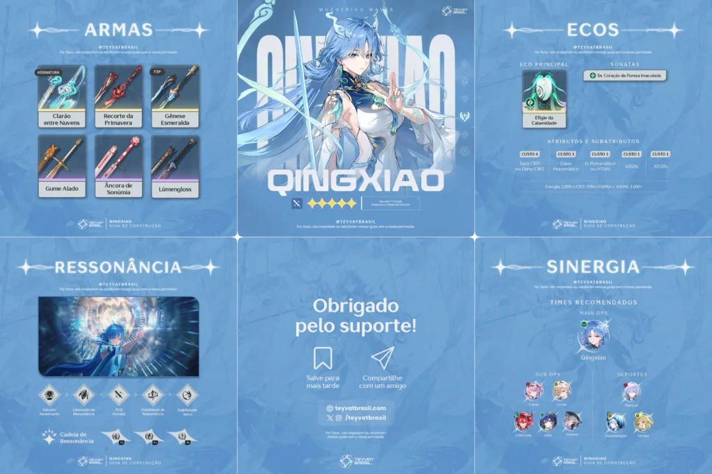 Guia completo de Qingxiao em Wuthering Waves