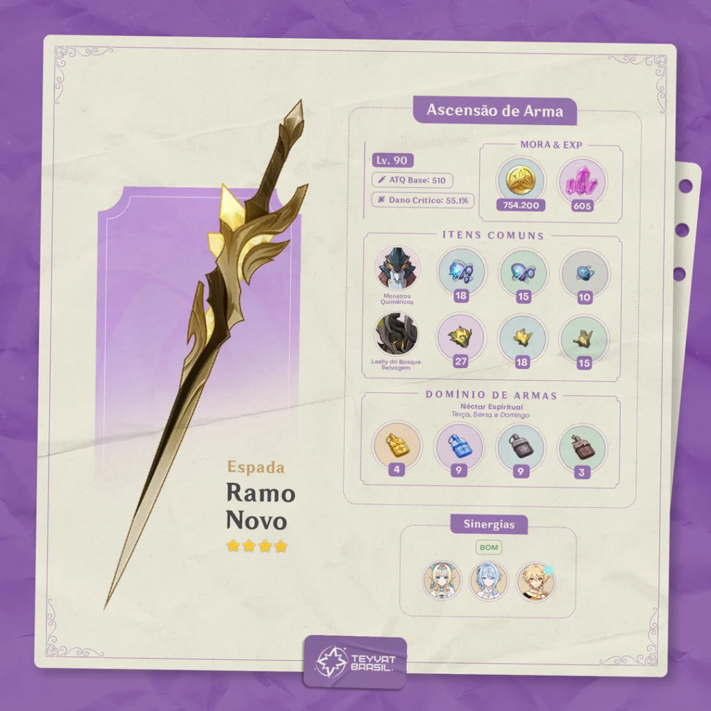 Espada Ramo Novo